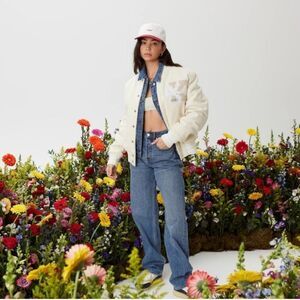 Kith Zuri High Rise Button Fly Jeans Size 25